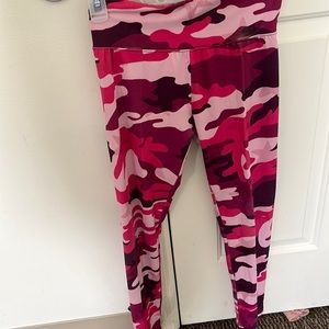 Pink military style leggings from Justice size 14/16